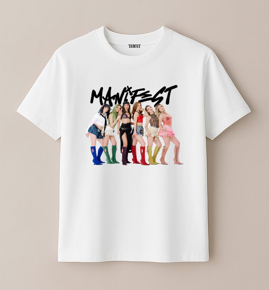 Tasarım Baskılı Tişört Manifest (4-13 yaş)