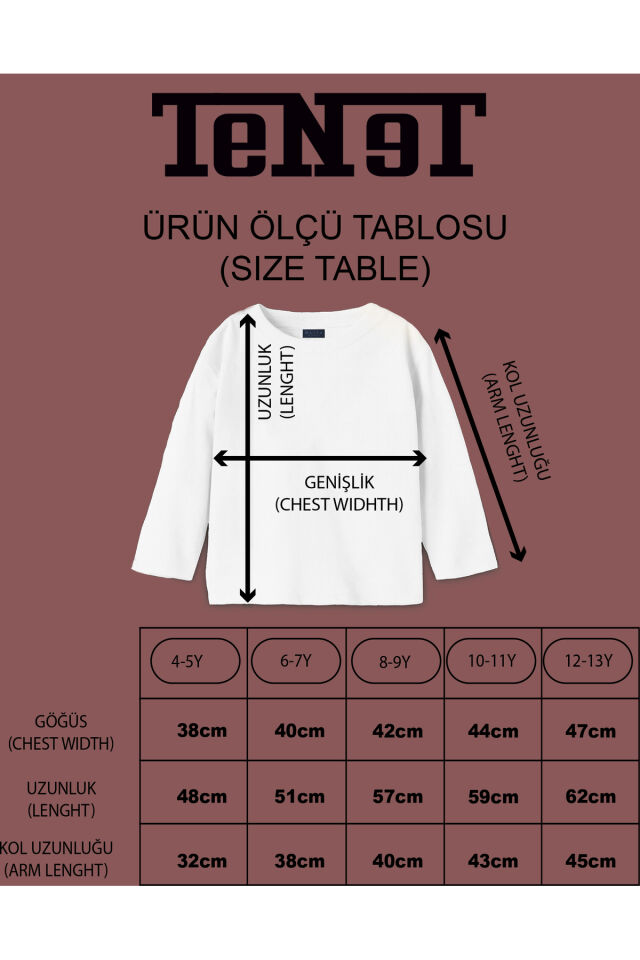 Manifest Grubu Sahne Baskılı Uzunkollu Tişört (4-13 Yaş)
