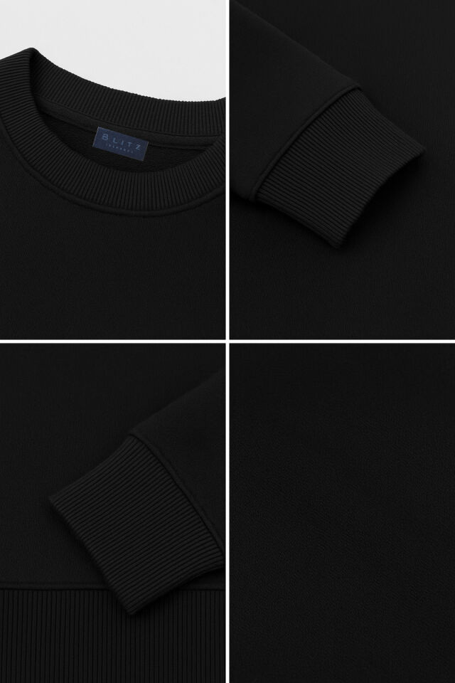 Arancia Baskılı Genç Kesim 3 iplik Bisiklet Yaka Sweatshirt ( S/M- M/L Beden)