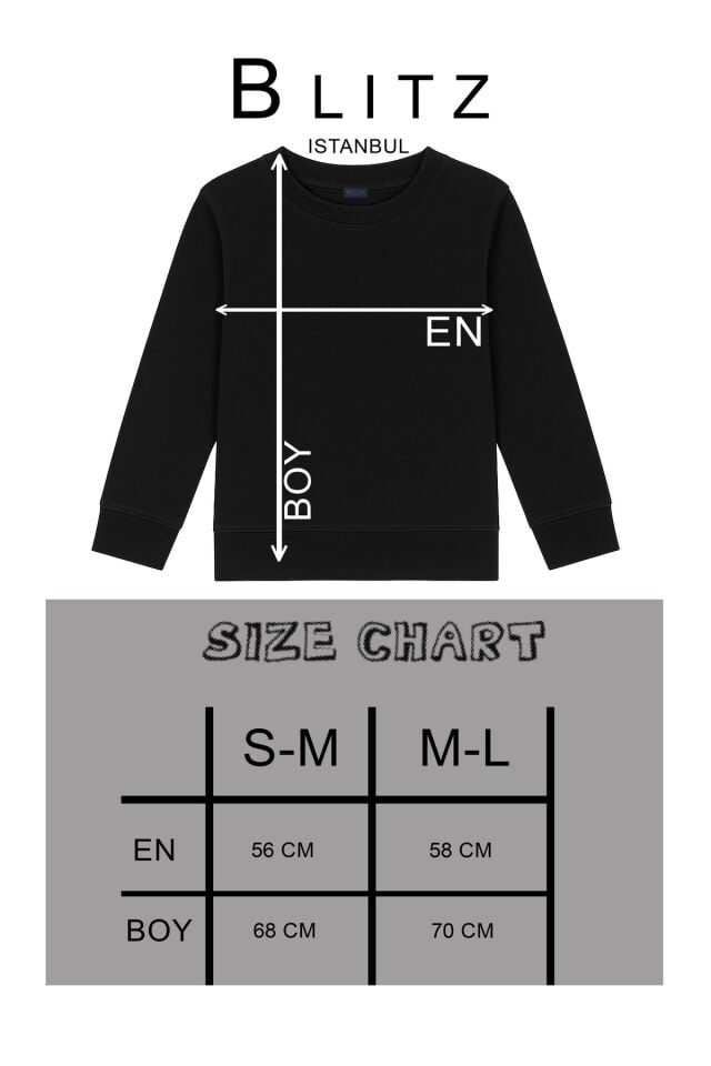 Gamer Girl Kulaklık Baskılı Genç Kesim 3 iplik Bisiklet Yaka Sweatshirt ( S/M- M/L Beden)