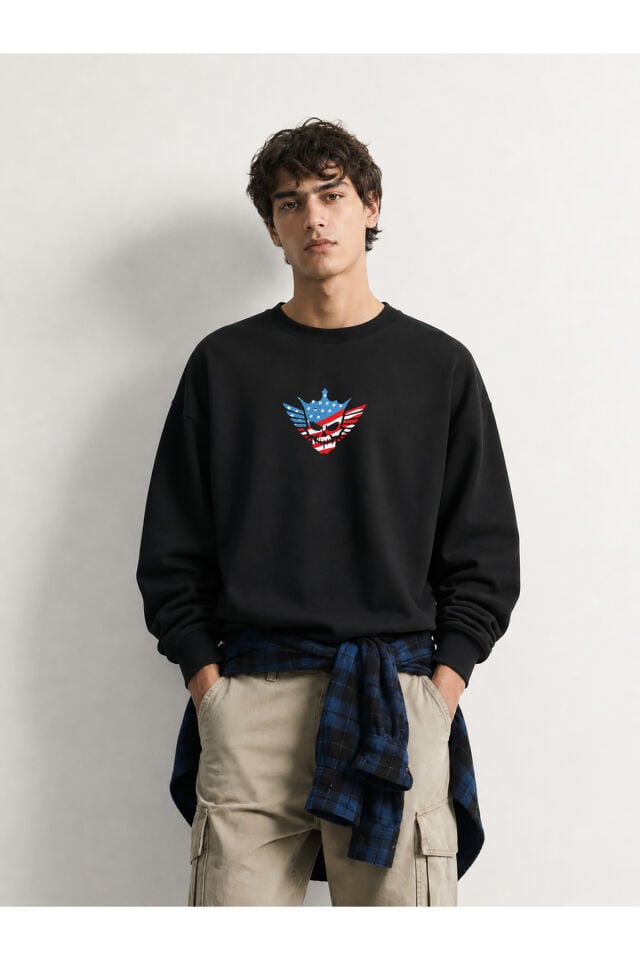 Cody Rhodes Nightmare Family Wwe Amerikan Güreşi Gym Unisex Oversize Sweatshirt (S-M / M-L)