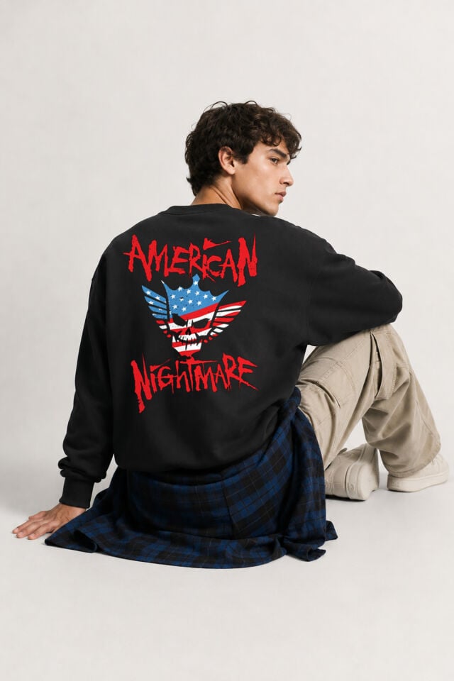 Cody Rhodes Nightmare Family Wwe Amerikan Güreşi Gym Unisex Oversize Sweatshirt (S-M / M-L)