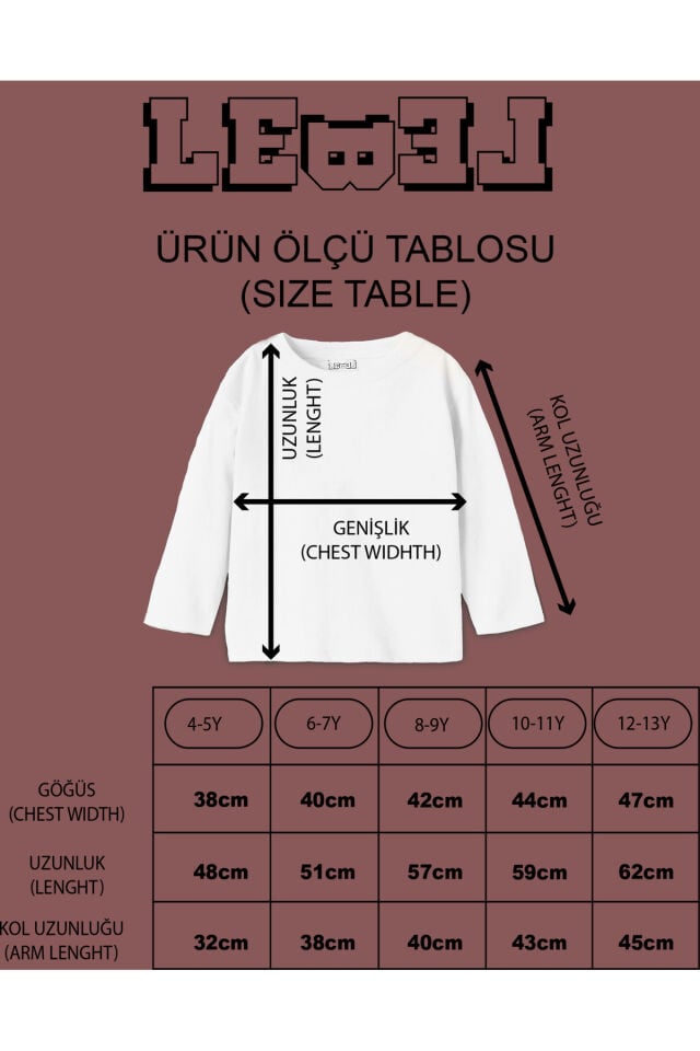 Manifest Müzik Grubu (Lbl510 S) Baskılı Uzunkollu Tişört (4-13 Yaş)